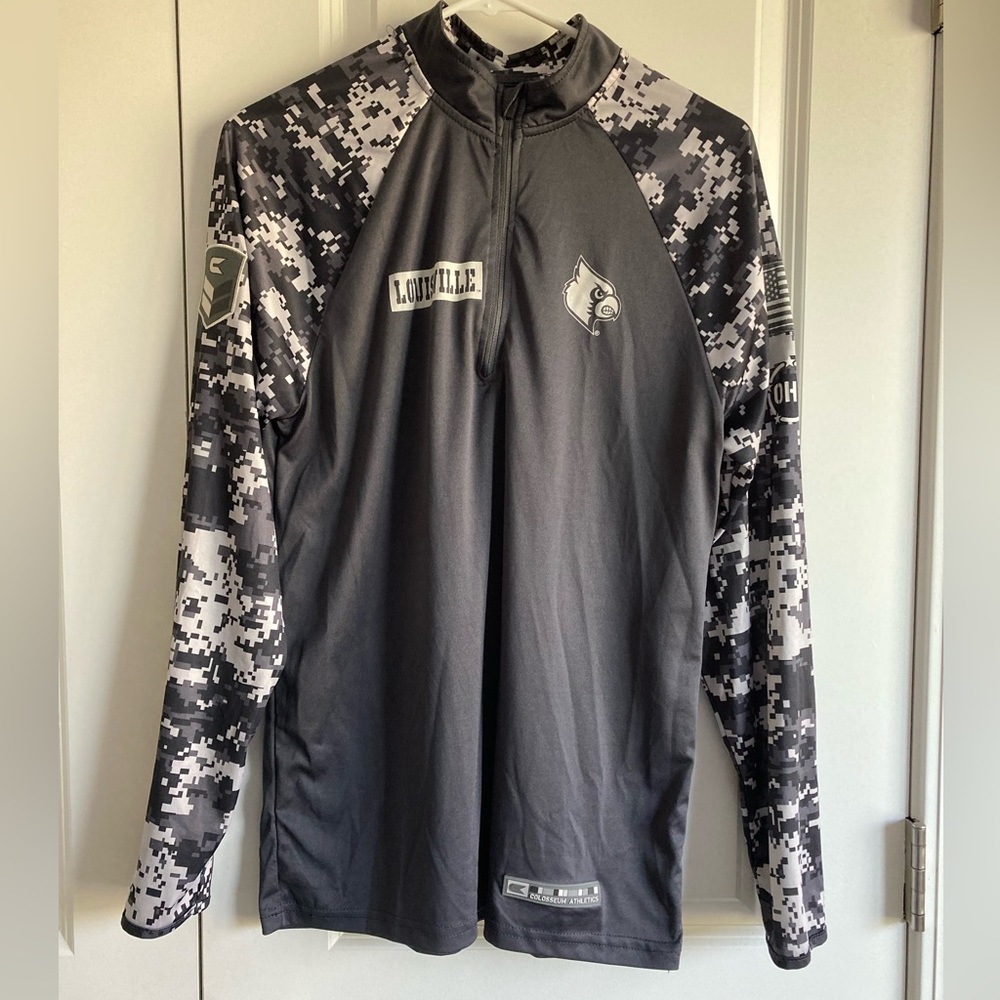 Louisville Cardinals Digital Camo Pullover